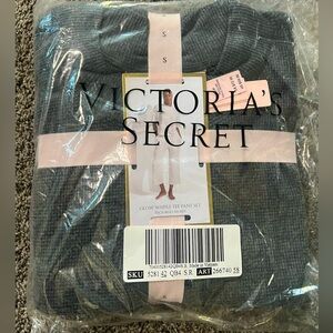 Victoria's Secret Glow Waffle Tee Pant Pajama Set size S